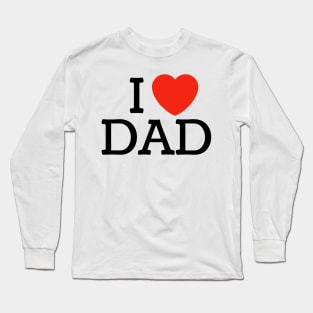 I Heart Dad Long Sleeve T-Shirt